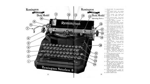 Remington Noiseless Typewriter